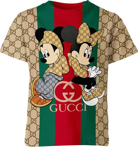 gucci mickey mouse shirt mens|Mickey Mouse wearing Gucci.